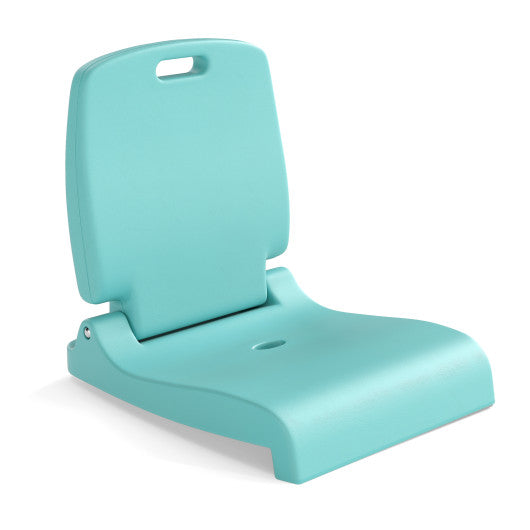 Foldable Outdoor Pool Chair with Handle and Back Support-Green