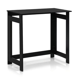 Folding Console Table with Foldable Legs-Black