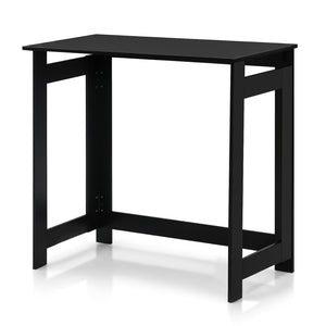 Folding Console Table with Foldable Legs-Black