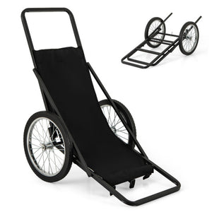 550 LBS Folding Deer Game Cart with Polyester Liner for Hunting