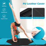10' x 4' x 2" Folding Exercise Mat with Hook and Loop Fasteners-Navy
