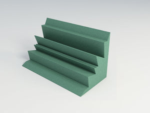 Acoustic Foam Bass Traps - 12x12x24 Inch - 13 Color Options