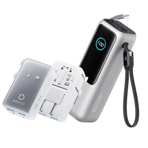 Anker Laptop Power Bank (25K, 165W, Built-In and Retractable Cables)