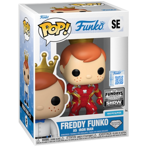 Funko Fundays Experience 2025: Pop! Originals MARVEL Freddy Funko as Iron Man (Diamond Glitter) LE150