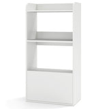 Freestanding Bookshelf with 3-Tier Open Shelf-White
