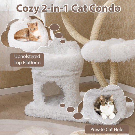 7.5 feet Outdoor Patio Heavy Duty Market Umbrella with Push Button Tilt-Tan