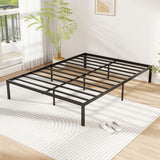 Full/Queen/King Size Metal Bed Frame Heavy Duty Support Slats Mattress Foundation-Full Size