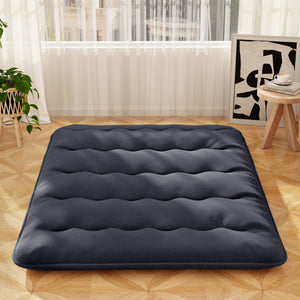 Futon Mattress with Washable Cover and Foldable Mat-Queen Size