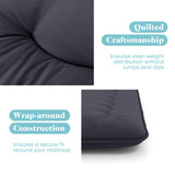 Futon Mattress with Washable Cover and Foldable Mat-Twin Size