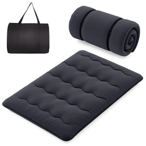 Futon Mattress with Washable Cover and Foldable Mat-Full Size