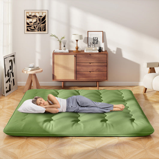 Floor Mattress with Washable Cover and Carry Bag-King Size