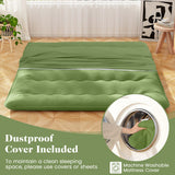 Floor Mattress with Washable Cover and Carry Bag-King Size