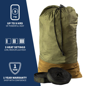 Eclipse Heated Hammock Tent by Gobi Heat