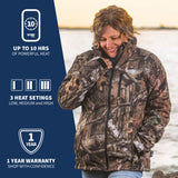 Sahara Women's Heated Hunting Jacket - Mossy Oak® Camo by Gobi Heat