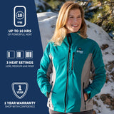 Sahara Womens Heated Jacket by Gobi Heat