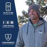 Summit Mens Heated Beanie by Gobi Heat