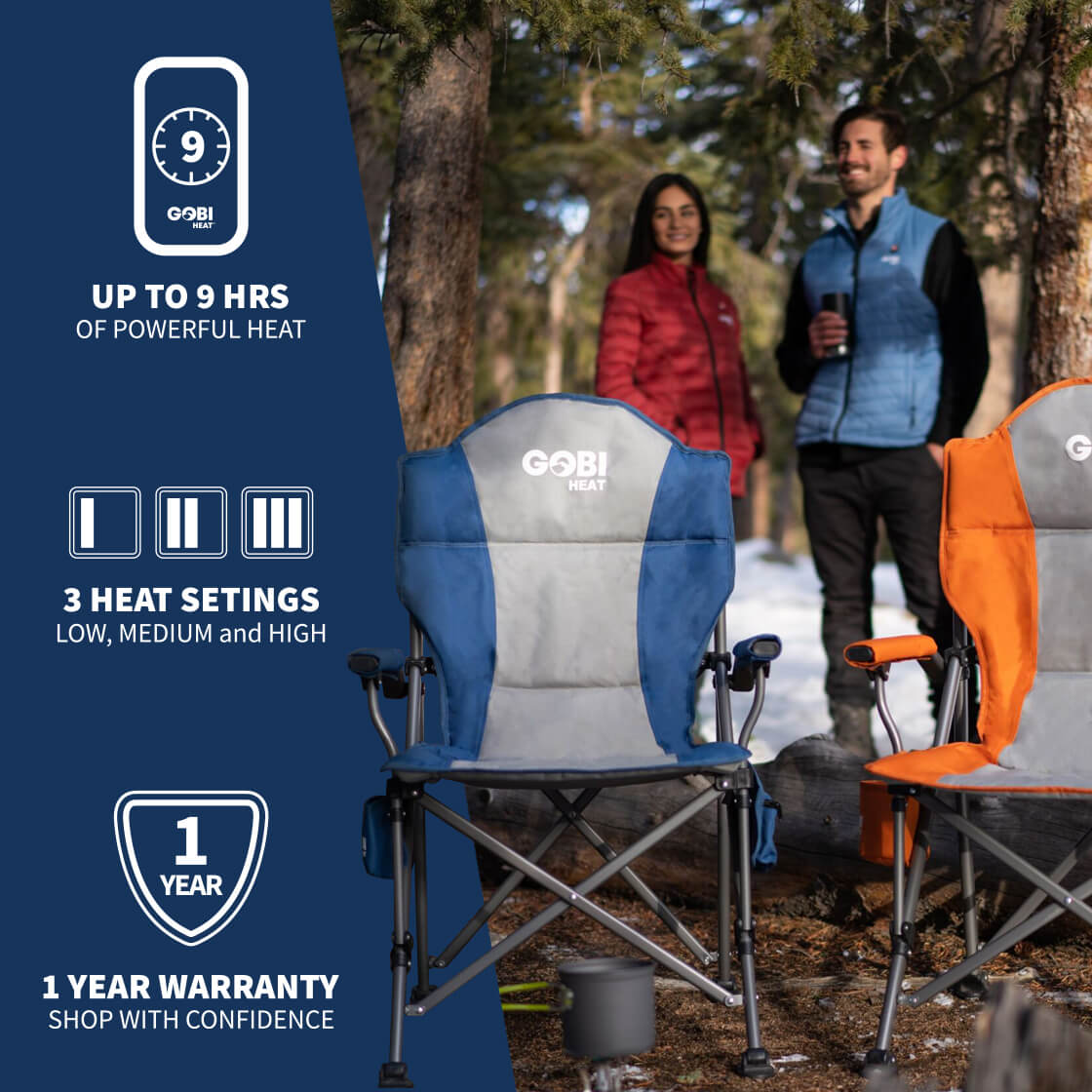 Terrain Heated Camping Chair by Gobi Heat