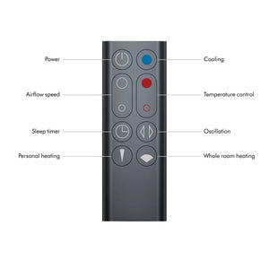 Dyson Hot+Cool Jet Focus Fan Heater AM09 in Black/Nickel