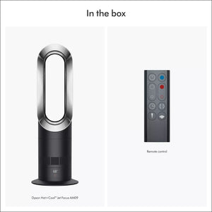 Dyson Hot+Cool Jet Focus Fan Heater AM09 in Black/Nickel