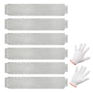 6-Pack 20 FT Galvanized Metal Landscape Edging for Lawnï¼ˆPatentedï¼‰