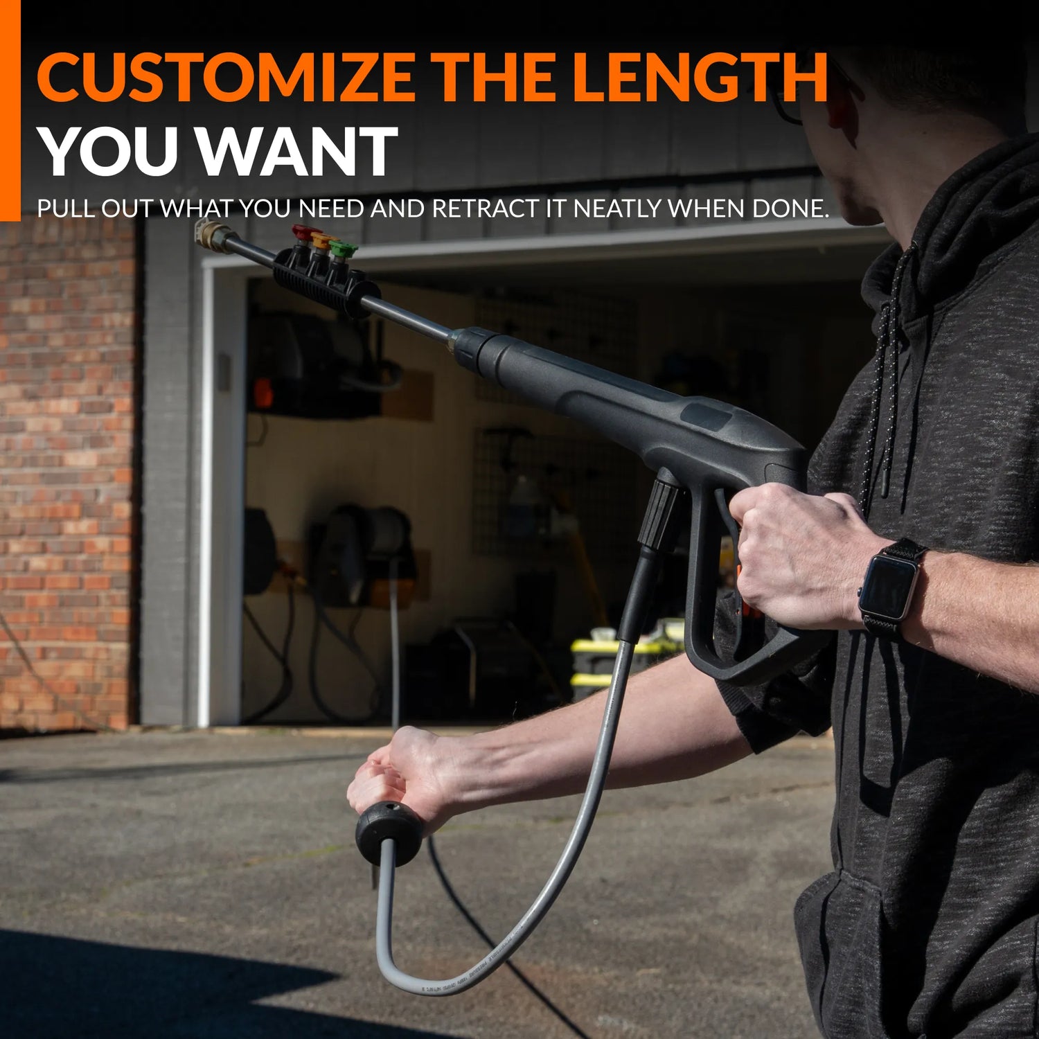 Grandfalls Retractable Pressure Washer Pro