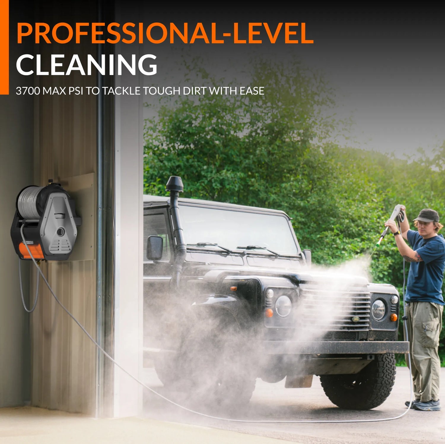 Grandfalls Retractable Pressure Washer Pro