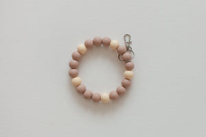 Tan Succulent Wristlet