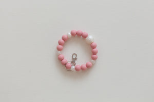 Mauve Succulent Wristlet
