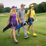Golf Stand Bag Lightweight Golf Bag for The Driving Range-Pink