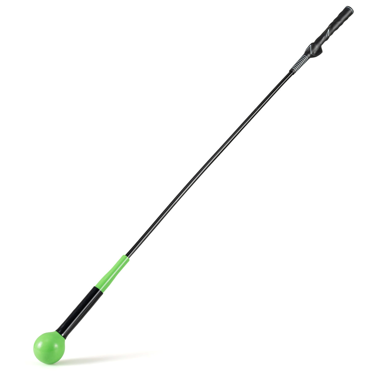 Golf Swing Trainer Aid 47inch/40inch/31.5inch Warm-up Practice Stick with Weighted Head for Grip-Green