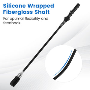 Golf Swing Trainer Click Stick Swing Training Aid for Speed Flexibility Balance-Black