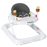 Adjustable Height Removable Folding Portable Baby Walker-Blue