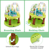 3-in-1 Baby Activity Center with 3-position for 0-24 Months-Pink