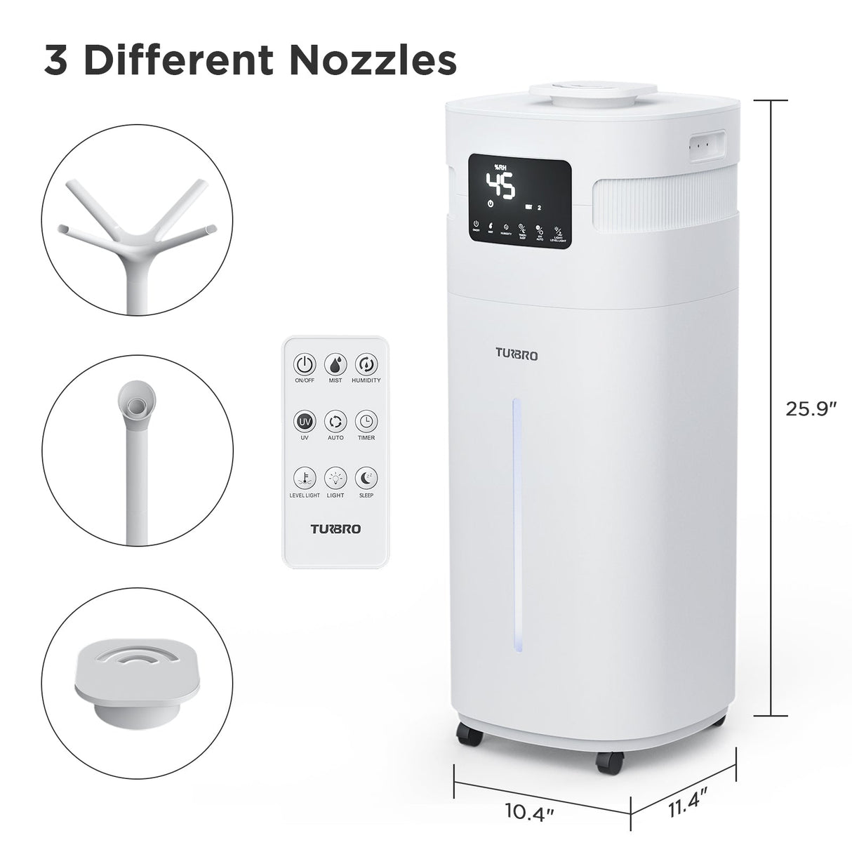 Greenland 5.3Gal Commercial Humidifier for Large Rooms, WiFi Enabled