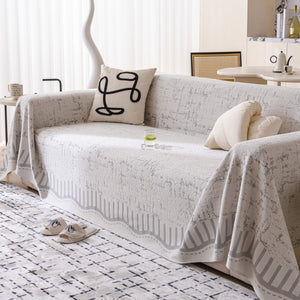 Modern Light Luxury Silky Smooth Couch Throw Protector, Washable Furniture Protector