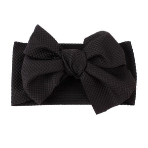 Elastic Candy Solid Color Head Wrap Newborn Head bands Bowknot Bows for Baby Girl Hair Accessories
