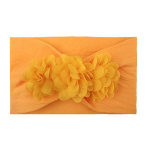 Handamde New Colorful Chiffon Flower Headband for Newborn Baby Toddler Ribbon Elastic Baby Headdress Kids Hair Band Girl Bow Knot Styling