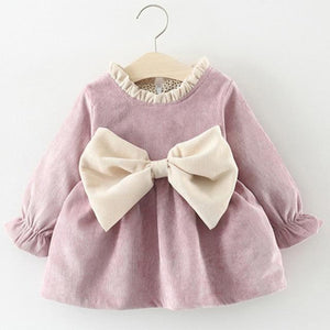 Newborn Baby Girl Cartoon Dress With Bag Infant Clothing Toddler Dress In elegant Design Made for Kids