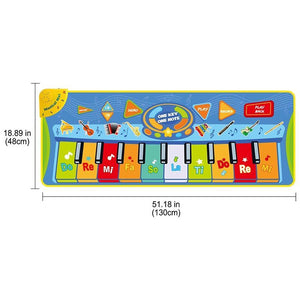 Big Size Music Piano Carpets and Multiple Musical Instruments Sounds Play Mat Educational Toys For Kids