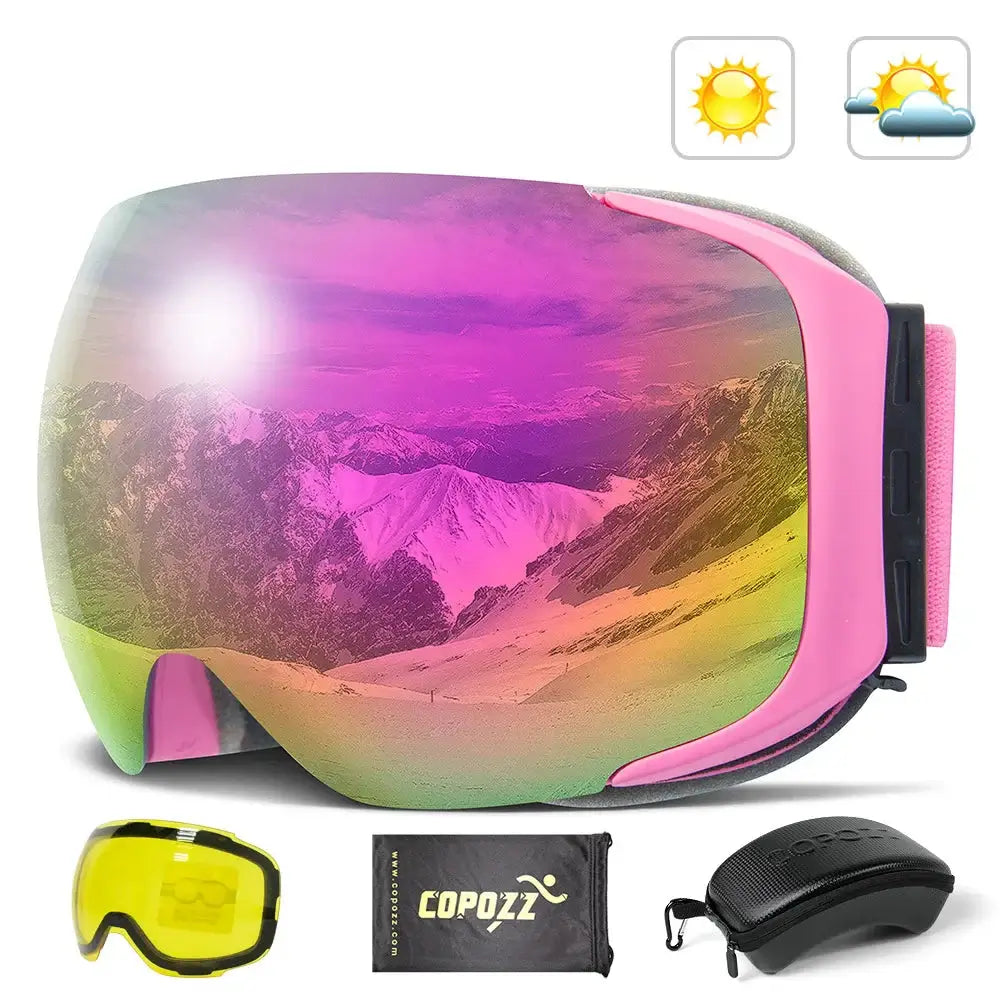 Ski Goggles with Quick Change Lens