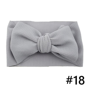 Baby Girls Headband Big Bow Hair Band Kids Adjustable Head Wrap Turban Infant Hair Accessories