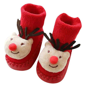 Baby Socks Christmas Newborn For Baby Boys/Girls Christmas Floor Socks Anti-Slip Baby Step Socks For Baby Kids