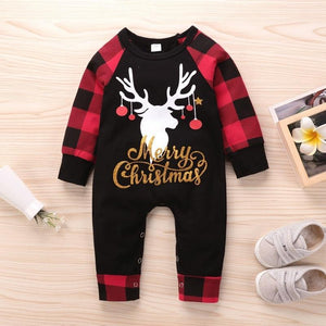 Baby Christmas Newborn Long Sleeve Rompers Jumpsuit for Boys Girls Infant Outfit With Holiday Design For Baby Boys And Girls