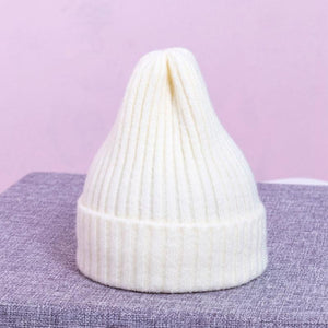 Winter Warm Baby Hat Fur Pompom Knitted Baby Hat Cap Infant Toddler Kids Hat Beanie In Modern Designer Style