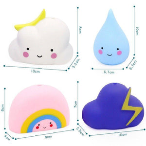Modern Bathroom Baby Bath Toys Bathroom Play Water Spraying Tool Clouds Shower Floating Toys For Kids