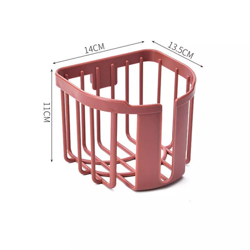 Punch-Free Toilet Paper Shelf