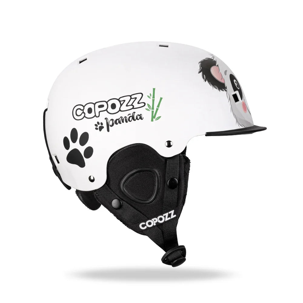 Kids Ski Helmet  Cartoons  Integrally Molded  Safety