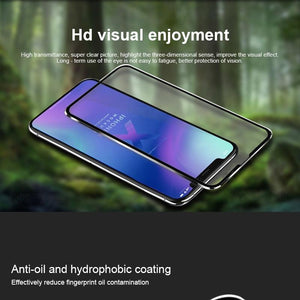 10D Curved Edge Aluminum Alloy Tempered Glass for iPhone X XS MAX 11 12 Pro Max mini 6 6S 7 8 Plus Full Cover Screen Protector  Titanium Alloy Metal Edge Full Coverage Front Tempered Glass Screen Protector for iPhone