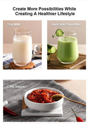 BioloMix Automatic Program Professional Kitchen Smoothie Blender BPA FREE 2L Low-profile Jar Food Mixer Juicer Ice Crusher