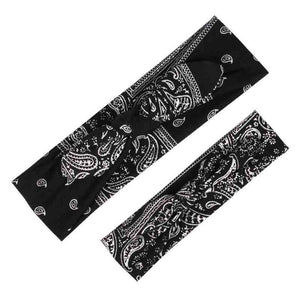 Luxury Modern Bow For Mother and Baby Headband Turban Rabbit Ears Elastic Hair Bands Retro Print Parent-Child Hair Accessories